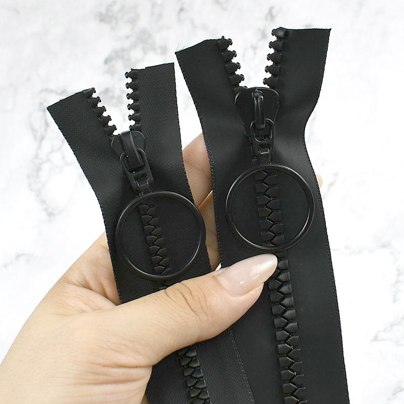 Meetee 1-5M 5# 8# Waterproof Resin Zippers with Zipper Puller Backpack Jacket Zip Sewing Garment Repair Kit DIY Accessories