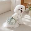 Dog Dress Spring Summer Sun Protection Breathable Adjustable Comfortable Dress Small Medium Dogs Outing Clothing