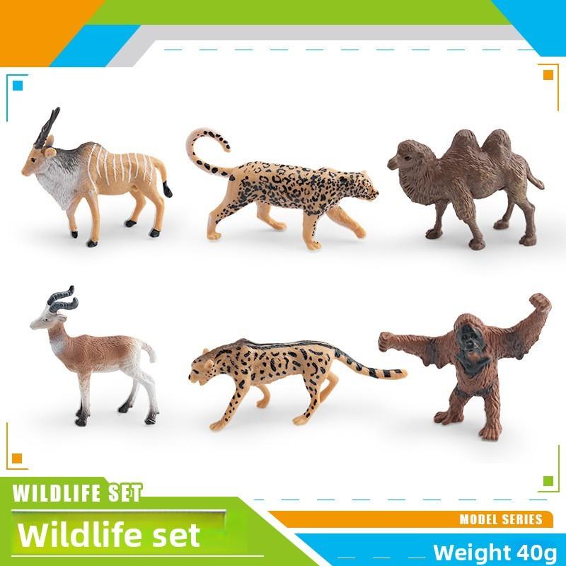 

Фигурки азиатских слонов и ленивцев из ПВХ для детского развивающего декора Style A