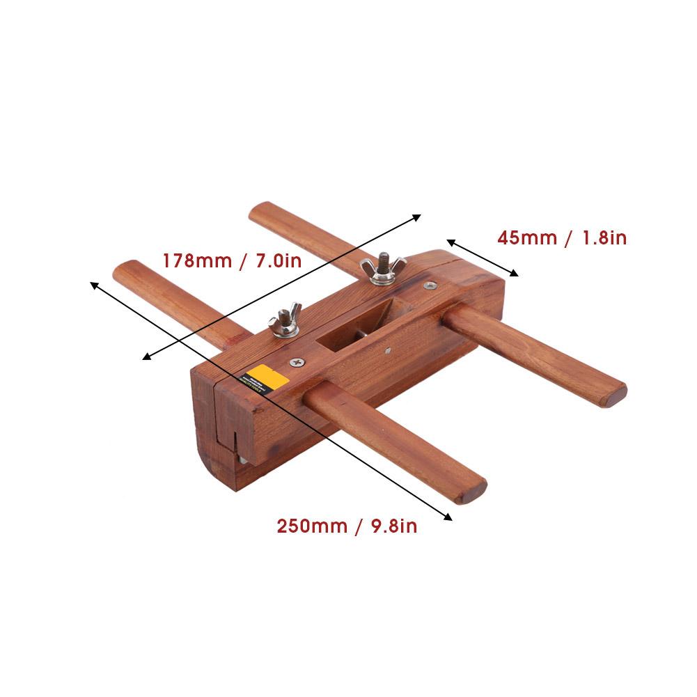 Double Handle Woodwork Rosewood Hand Plane Grooving Carpenter Furniture DIY Wood Plane Kit
