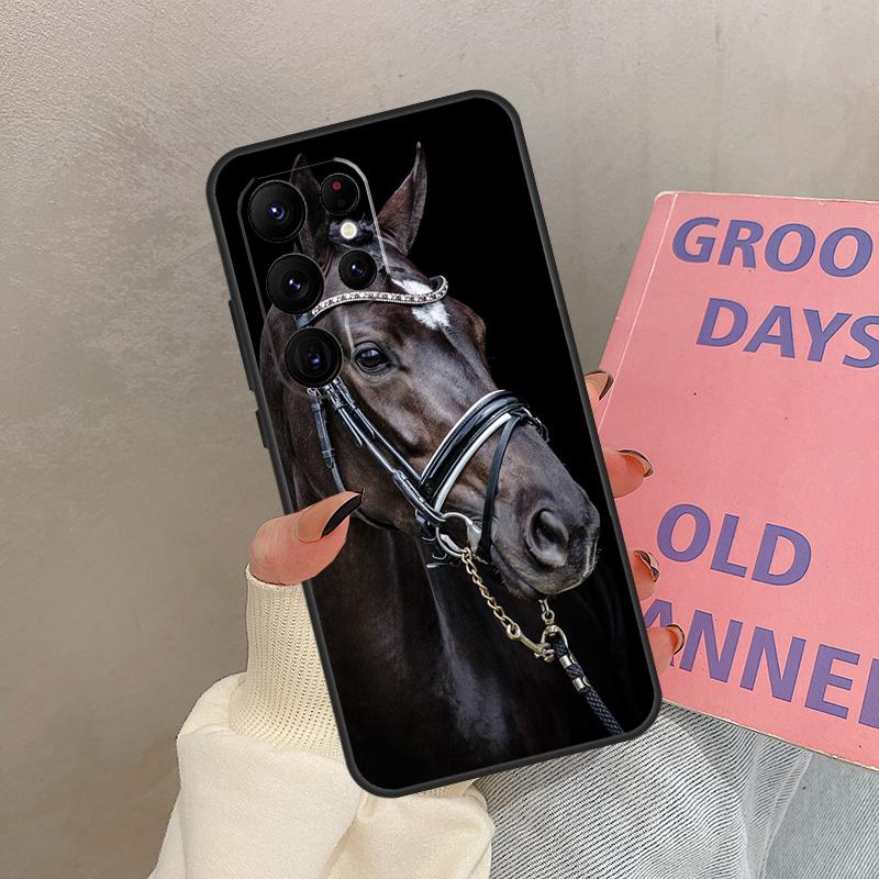 Domineering Cool Horse Case For Samsung Galaxy S25 Ultra S20 S21 S22 S23 S24 Ultra S9 S10 Plus S25 FE Cover Coque