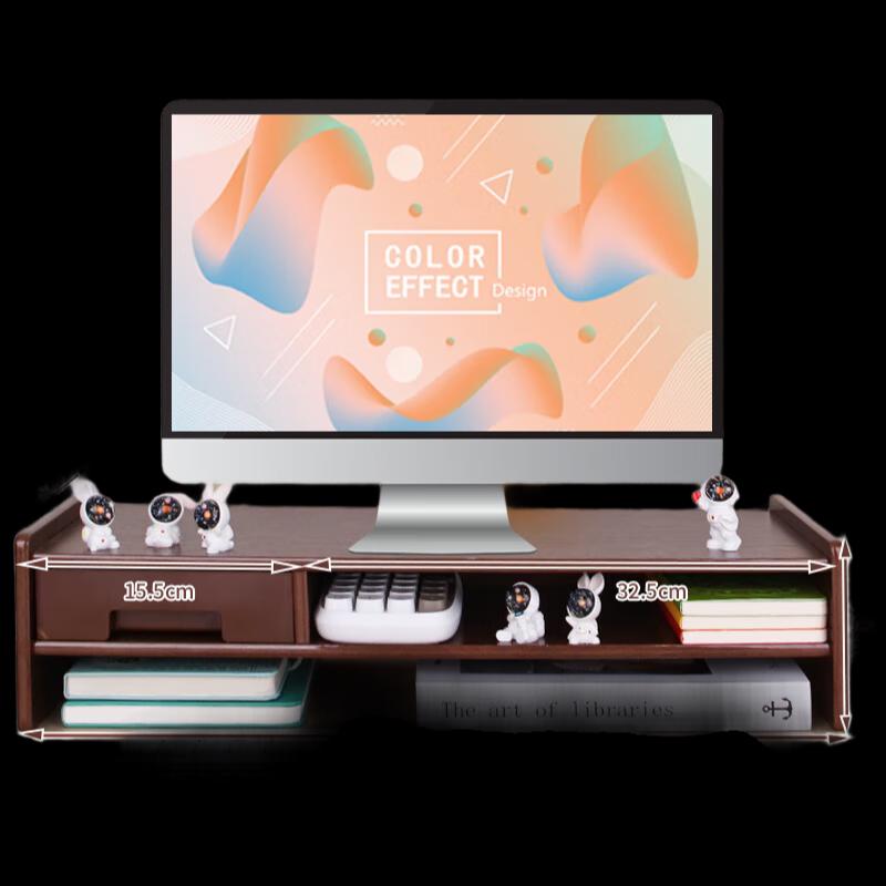 Youbili Monitor Riser with Keyboard Storage