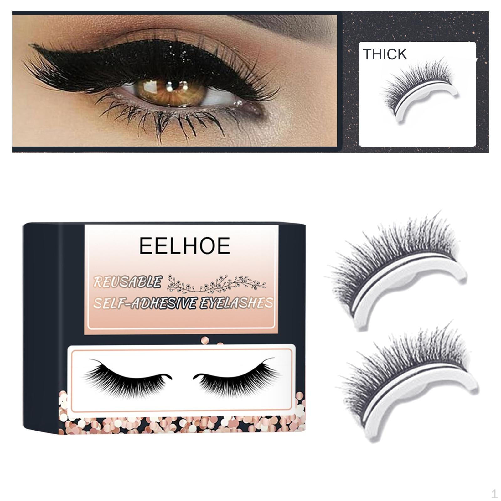 

False , Long Curly Pack Lashes Extension Girls Beauty Women Bushy Style