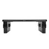 AmazonBasics Adjustable Rectangular Monitor Stand, Black