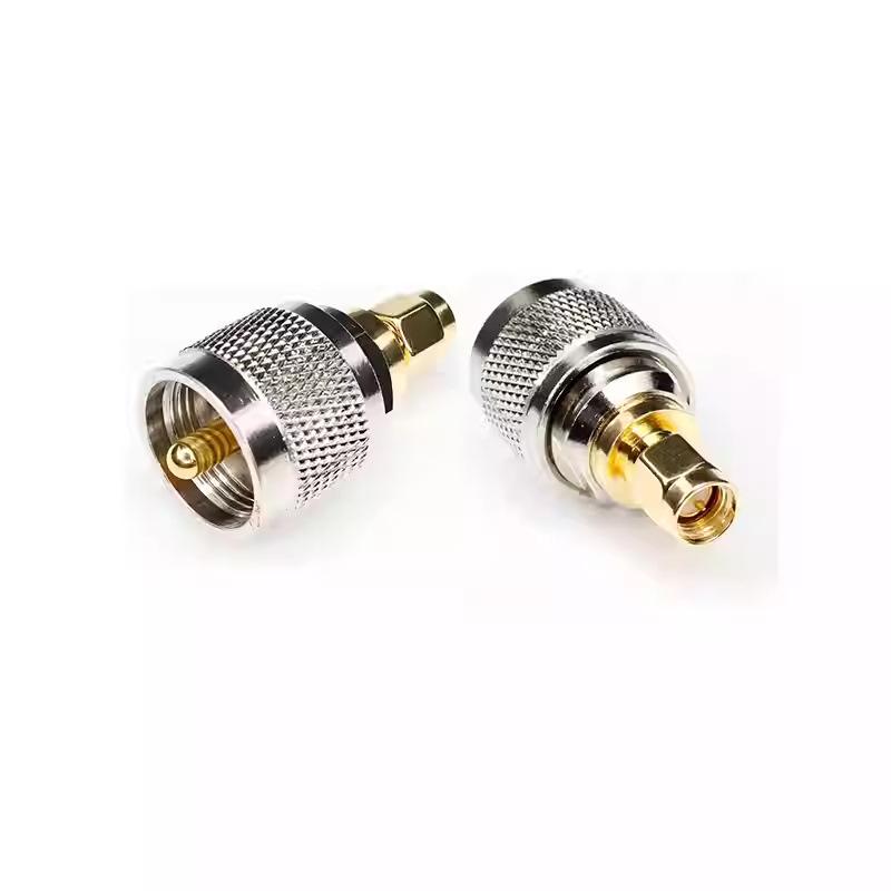 

Vehicle-Mounted Walkie-Talkie Antenna Adapter, Stainless Steel, M Female to SMA Male, Motorcycle Connector N Female to SMA Female