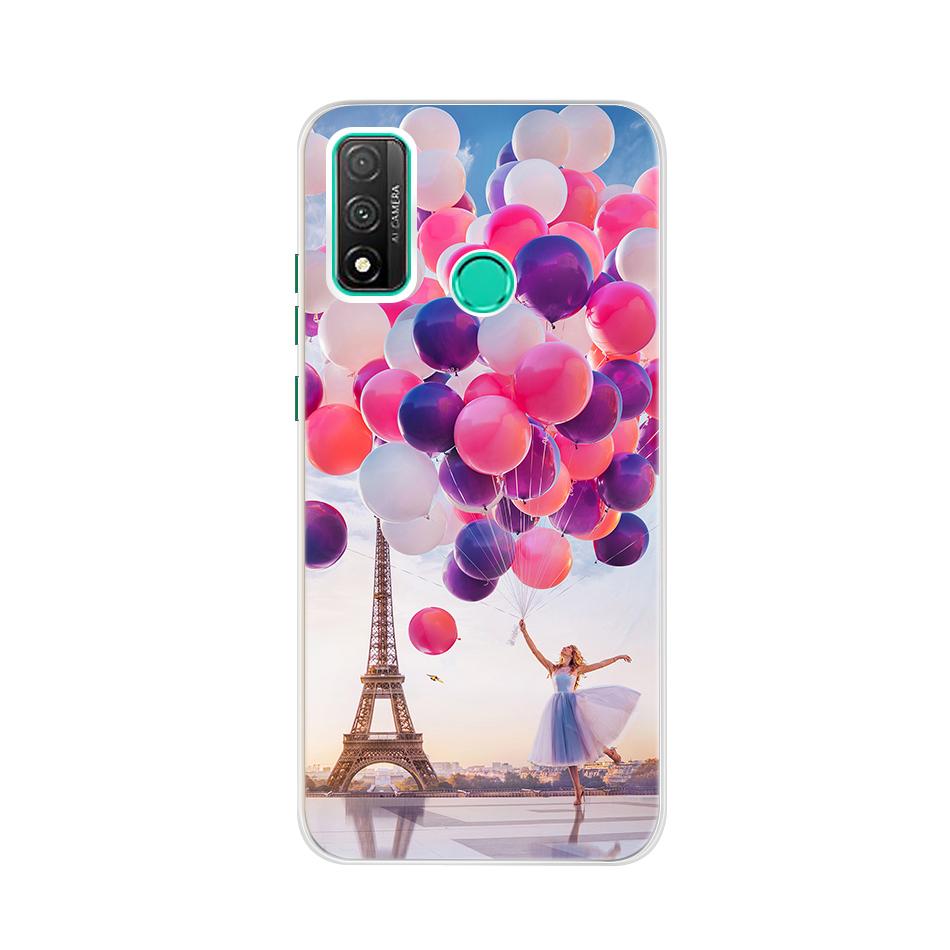 Phone Case For Huawei P smart 2020 Case TPU Silicon Soft Painted Coque Huawei Psmart 2020 POT-LX1A 6.21" Cover Bumper Cases capa