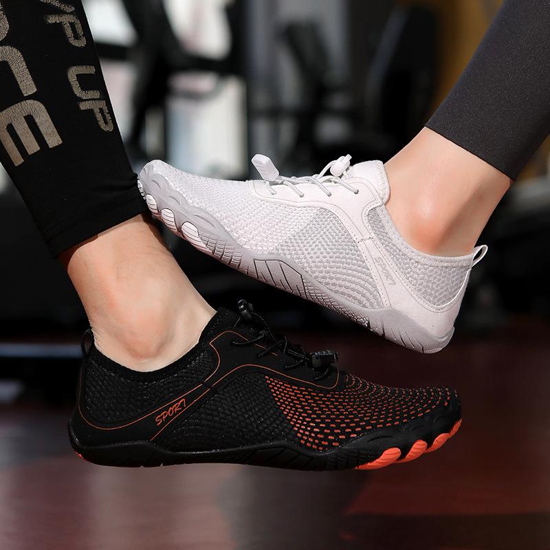 Unisex Soft-Soled Breathable Indoor Sports Shoes with Non-Slip, Shock Absorption for Running, Fitness, Jump Rope, Aerobics, Treadmill & Yoga