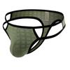 Hollow Men's Thongs Ultra-thin T Back Panties Breathable Mesh Underpants  Summer
