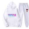 2023 New Letter Printing Men's and Women's Multi-color Warm Two-piece Set Loose Hoodie + Pants Jogging Set