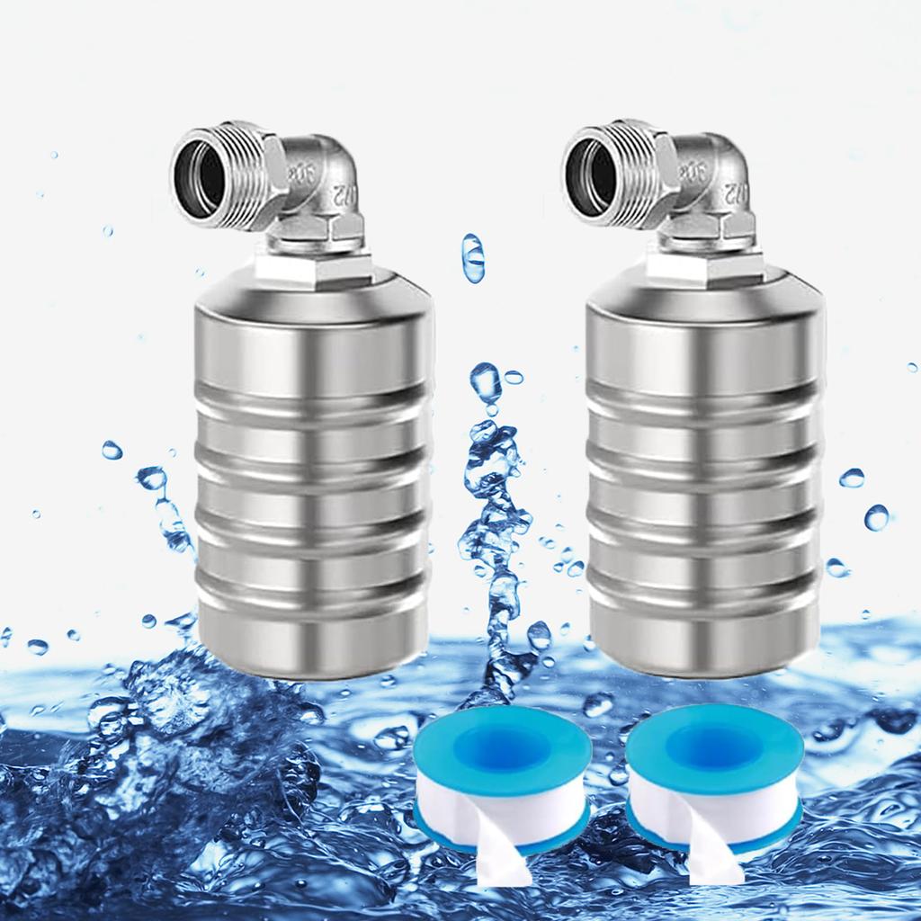 2ks vodní ventil Scomeri, plovoucí ventil, 304 Nerezová ocel Plně automatický plovoucí ventil pro kontrolu hladiny vody, ventil pro ovládání hladiny vody