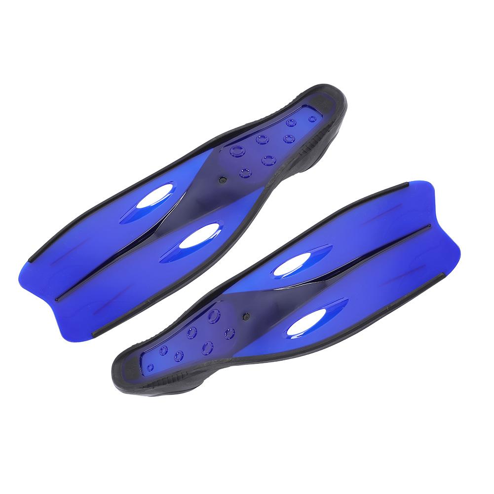 TUO Profesionální potápěčské ploutve Odolné PP & TPR Dlouhé ploutve Potápěčský tréninkový doplněk Modré M