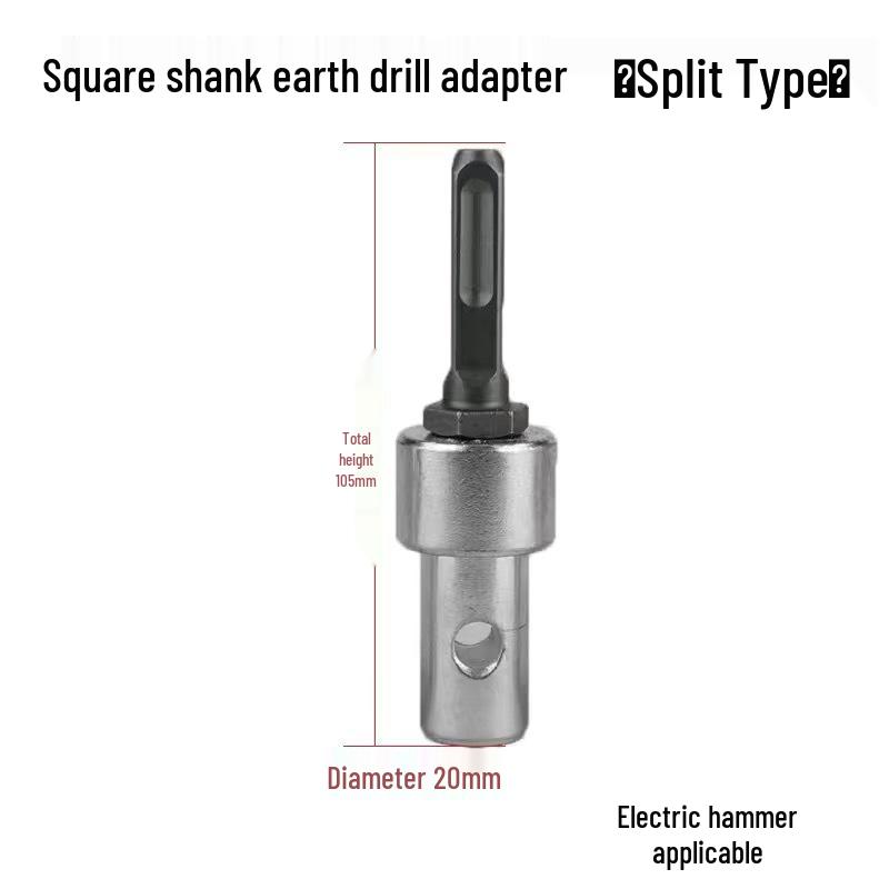 Umwandlung von Bohrfutter für elektrische Bohrmaschinen: Drei-Backen, Selbstverriegelnder Gewindeadapter für Bohrmaschinen und Hammerbohrer.