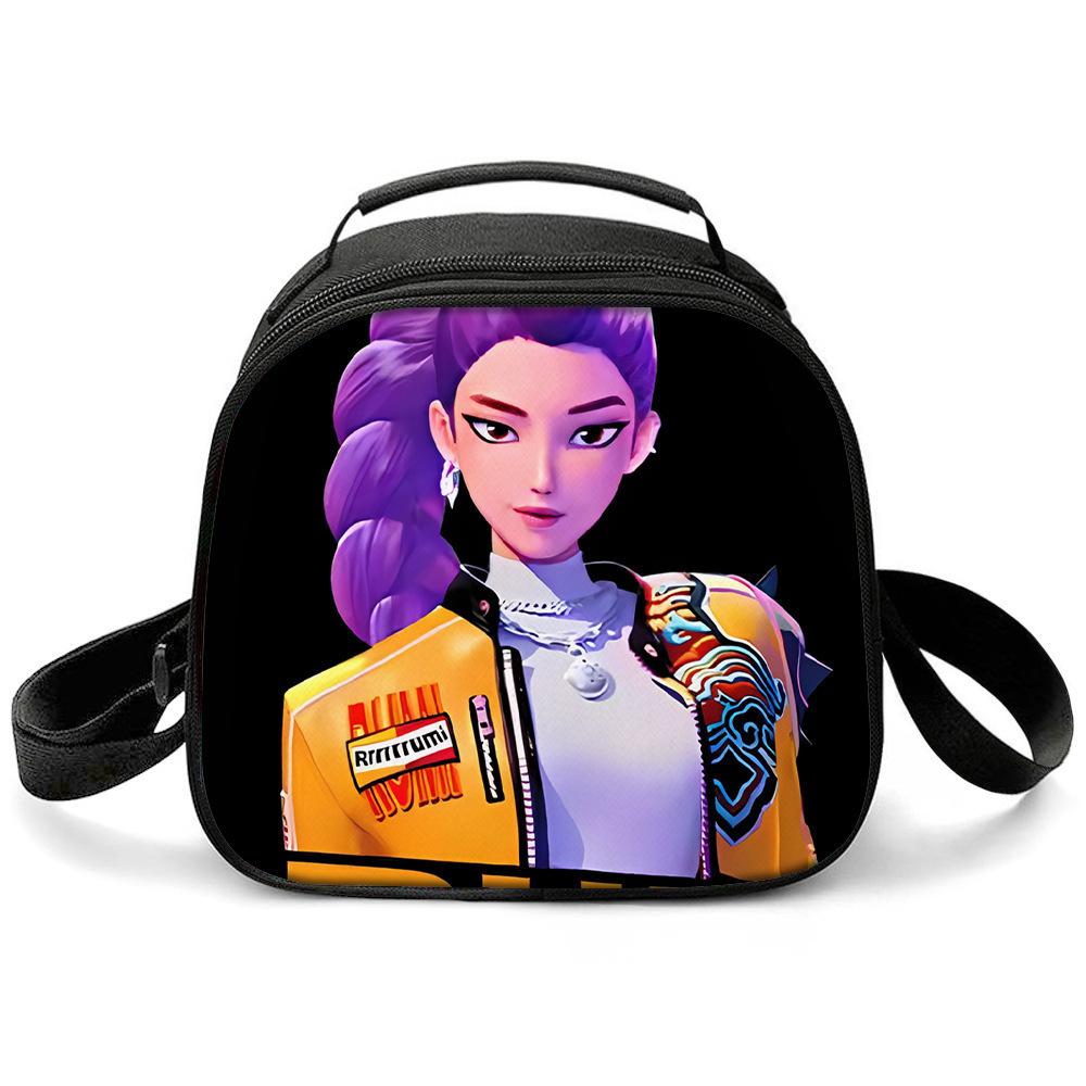 KPOP Witch Hunters Printed Cartoon Student Warm Lunch Bag Messenger Bag