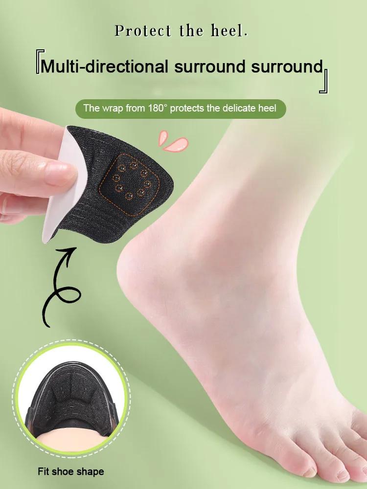 1Pair Heel Stickers Sports Casual Shoes Heel Protectors Shrinking Size Insoles Anti-wear Feet Shoe Pads Adjust Size Inserts