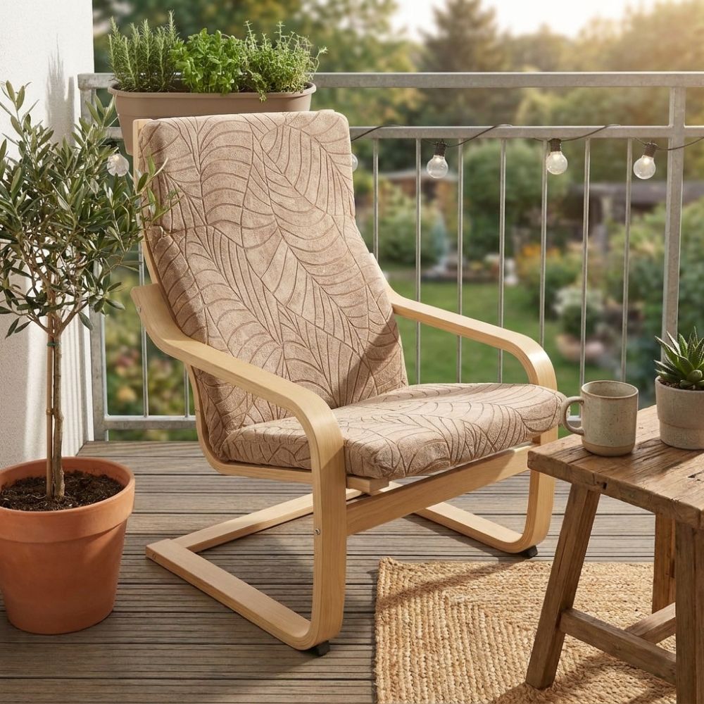 Removable Leaves Jacquard Chair Cover Elastic Band Stretch Slipcover Armchair Protector Home Decor