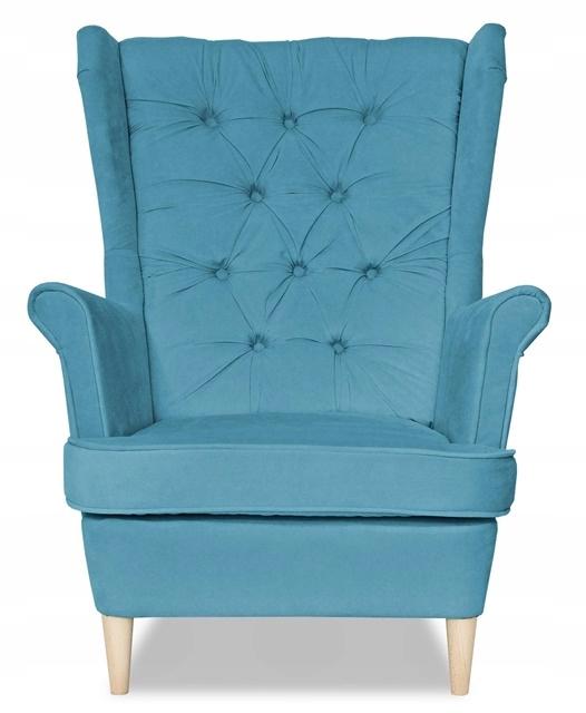 Gaja Scandinavian Family Furniture Wing Chair TURQUOISE for Feeding Kids