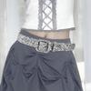 Stylish Belt for Women Comfortable Wearing Waistband with Sequins Decorations for Daily & Party Celebration Gold/Silver