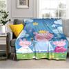 Princess Peppa Blanket Suitable for Sofas, Beds, Offices, And Camping - Perfect Gift for Halloween Christmas