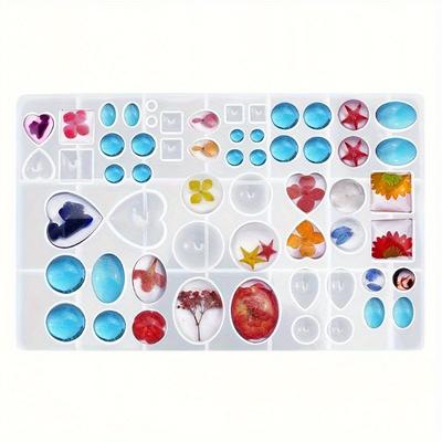 1ks Silikonová forma Time Gem na výrobu přívěsků na šperky Nástroj na výrobu přívěsků na šperky z UV epoxidové pryskyřice Odlévání silikonových forem na šperky