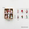 Christmas Glass Snowman Old Man Set Decoration Hanging Christmas Tree Decoration Christmas Window Living Room Room Decoration