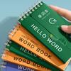 Portable Mini Notebook Pocket Vocabulary Word Book Spiral Notebook Languages Learning Word Check Book School Stationery