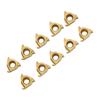 20pcs 11ER AG60 And 11IR AG60 Carbide Insert Internal Threading Tools FOR SNR / SER Applicable To Semi-finishing And Finishing