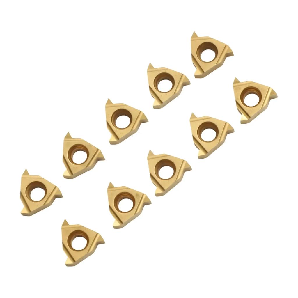 20pcs 11ER AG60 And 11IR AG60 Carbide Insert Internal Threading Tools FOR SNR / SER Applicable To Semi-finishing And Finishing