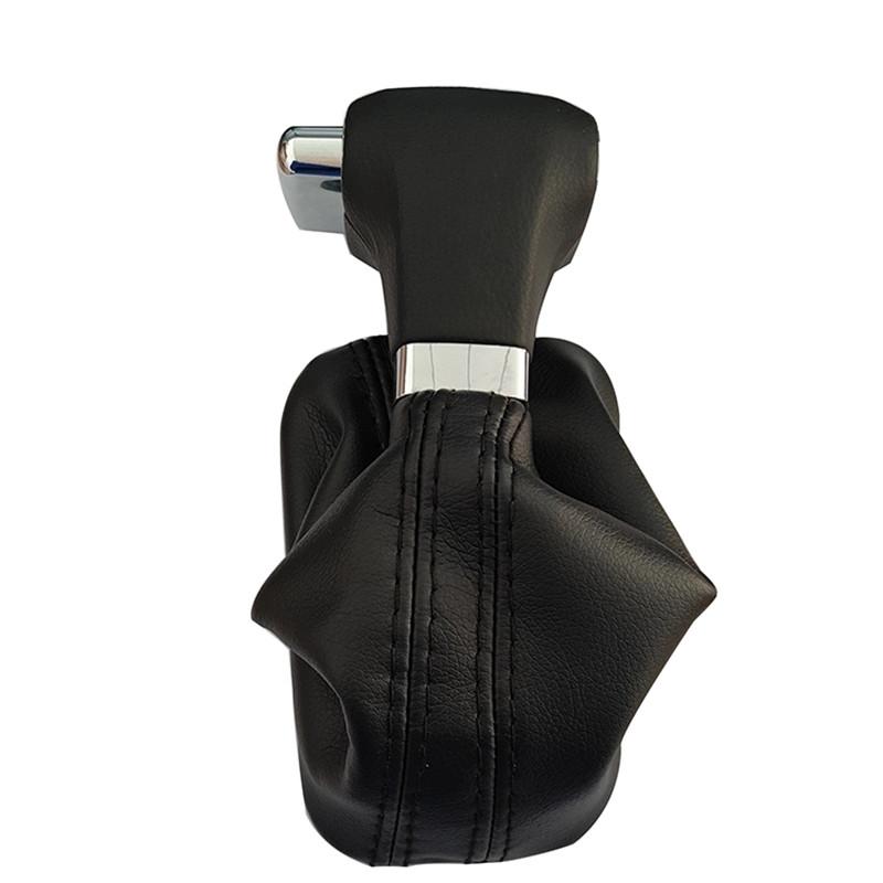 

Ручка переключения передач для VW Tiguan MK5, автоматическая ручка переключения передач с кожаным чехлом, автомобильный стиль 2006-2011 чёрный