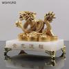 Golden Dragon Gift Decoration  dragon shape Sculpture Crafts living room Home decor  Housewarming gift  Feng Shui Accessories