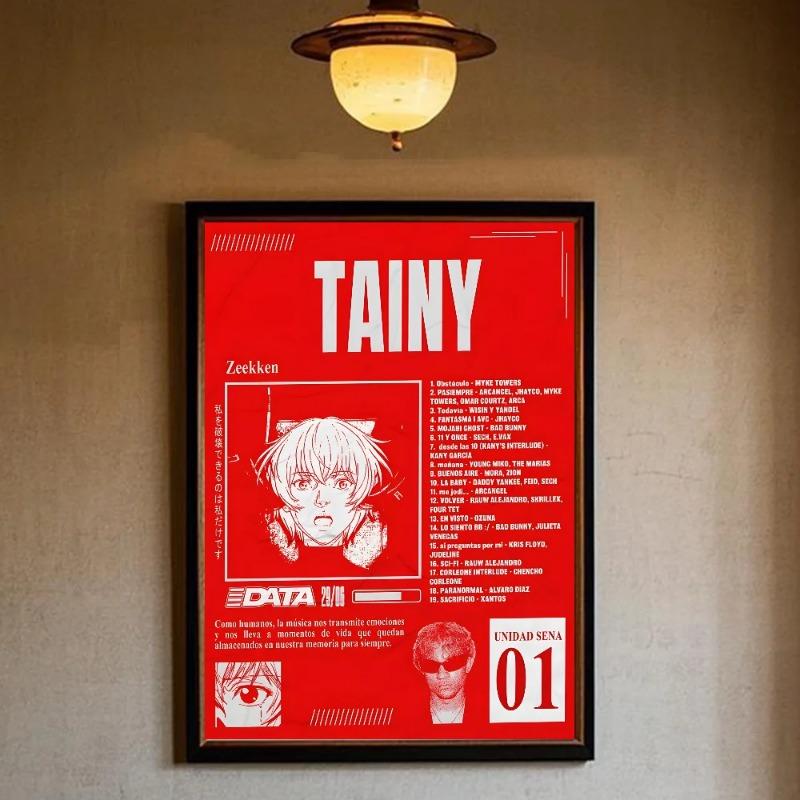 Tainy DATA Singer Poster HD art sticky wall waterproof home living room bedroom bar aesthetic decoration