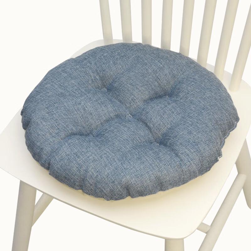 OEING Round Linen Chair Pad