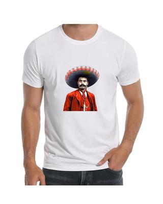 Emiliano Zapata Salazar Mexican Revolutionary T-Shirt for Men Apparel