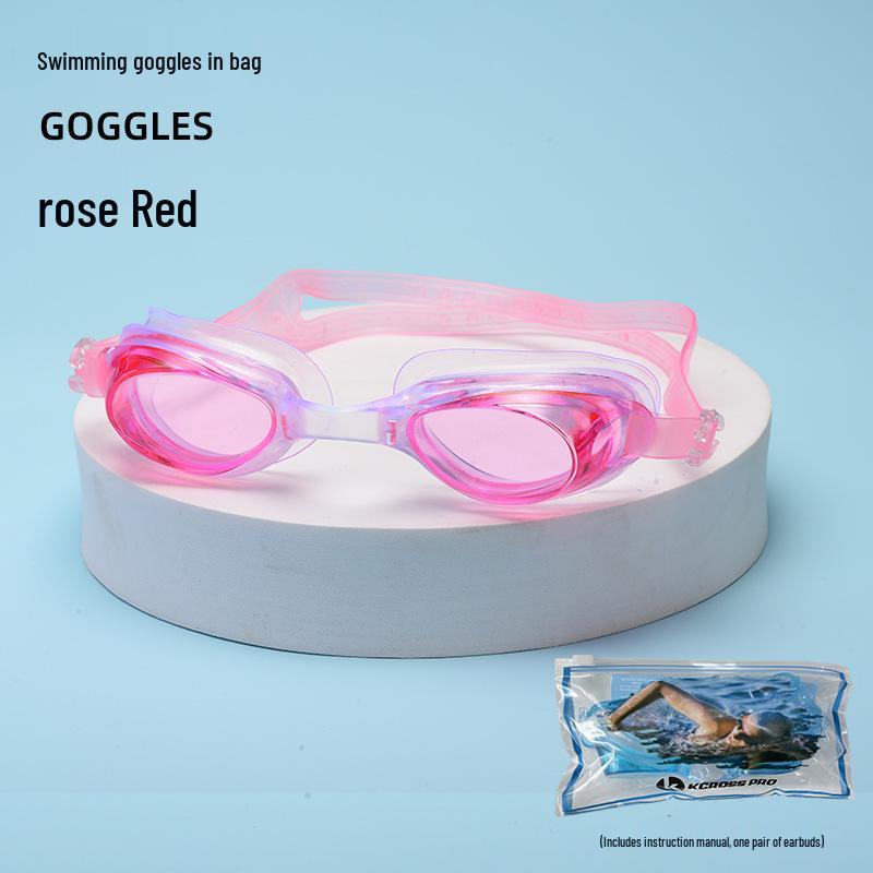 

Унисекс Регулируемые Водонепроницаемые Очки для Плавания - Разноцветные, Плоский Свет, Рекомендовано для Мужчин и Женщин