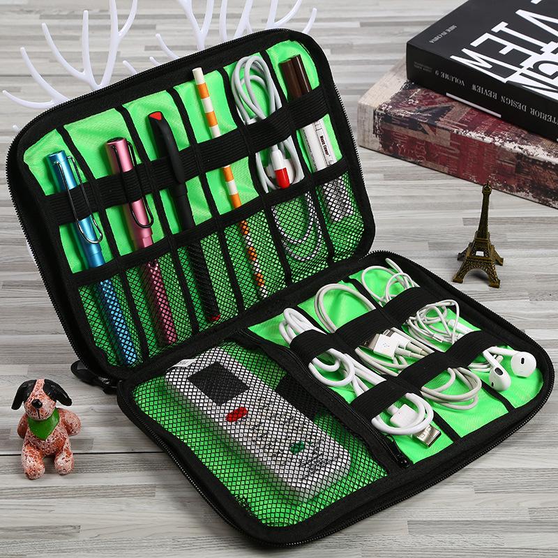 Customizable Large Capacity Multi-Functional Digital Accessories Bag for Power Bank, Mobile Phone, and Data Cable