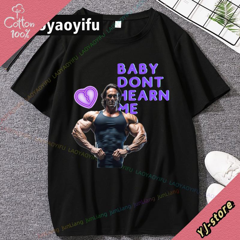 Meme Mike Ohearn Gym T Shirt Pump Cover Muscle Shirt Funny Meme Dont Hurt Me Shirt Unisexs Shirts 100 Cotton Y2k Clothes Tshirt