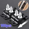 100pcs/ Set Invisible 2 in 1 Connector Screw Fastener Hidden Laminate Cabinet Wardrobe Assembly Furniture Combined Fastener
