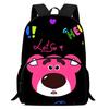 Strawberry Bear School Bag High Definition Printing Multi-Function Oxford Lightweight Backpack