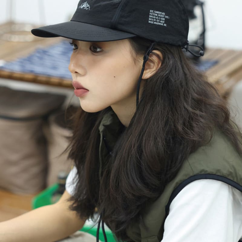 

LOOKING4U WASC Gofcore Mountain Waterproof Camp Cap Black BLACK