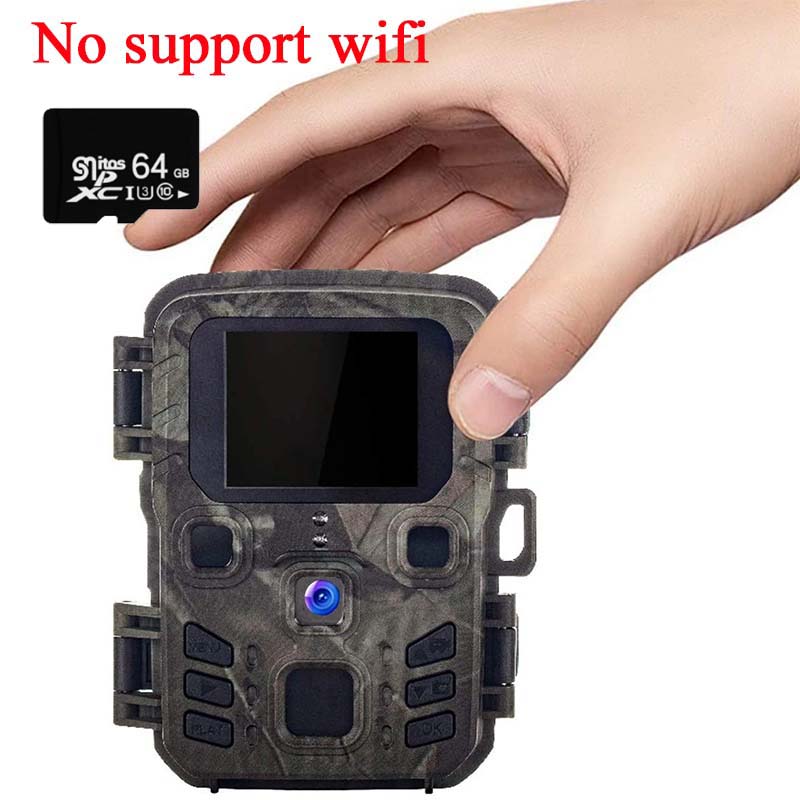 Wifi301 Hunting Camera With 64gb App Control Trail Camera Wireless Bluetooth 24mp 1296p Night Vision Motion Wildlife Traps Po