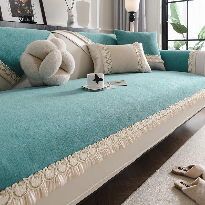 Chenille Advanced Feeling Sofa Cushion For All Seasons Universal Non-slip Sofa Cover Cover 2025 New Backrest Cover Cloth Towel