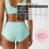 High Waisted Seamless Underwear for Women No Show Panties Cheeky Scalloped Edge Bikini Breathable Briefs Women's Soft Moisture-Wicking Stretchy Briefs
