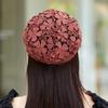 Zomer Dun Hol Haakbloem Hoed Elegante Dames Casual Pet Mode All-match Eenvoudig Buiten Straat Zoete Baseballpetten
