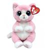 Plush Toy - TY - Lillibell the Pink Cat - 3 Years and Up - White and Multicolor