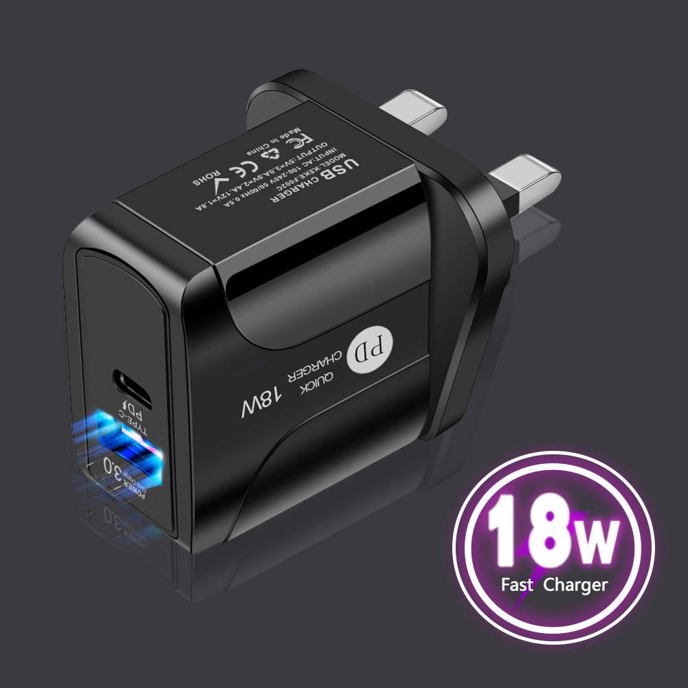 18W USB And TypeC Phone Charger