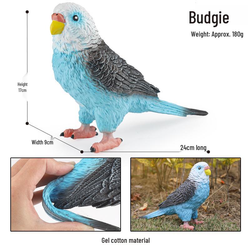 "Animal Simulation Soft Gel Toys: Cat, Dog, Shark, Elephant, Tiger Ornaments & Dolls for Kids"