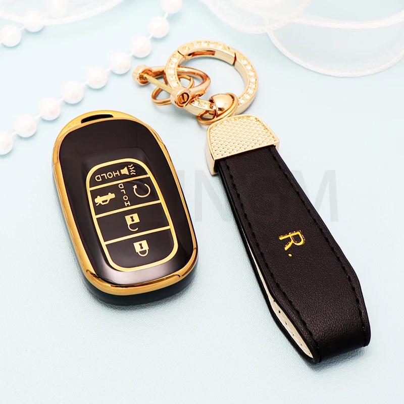 Husă TPU pentru Cheie Auto Pentru Honda Civic Accord HR-V CR-V CRV 2021 2022 2023 5 Butoane Carcasă Breloc Auto Accesorii