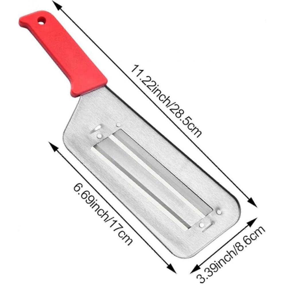 Dual Blade Julienne Cutter, Stainless Steel Dual Blade Julienne Cutter, Stainless Steel Shredder Knife, Cabbage Shredder Slicer Black