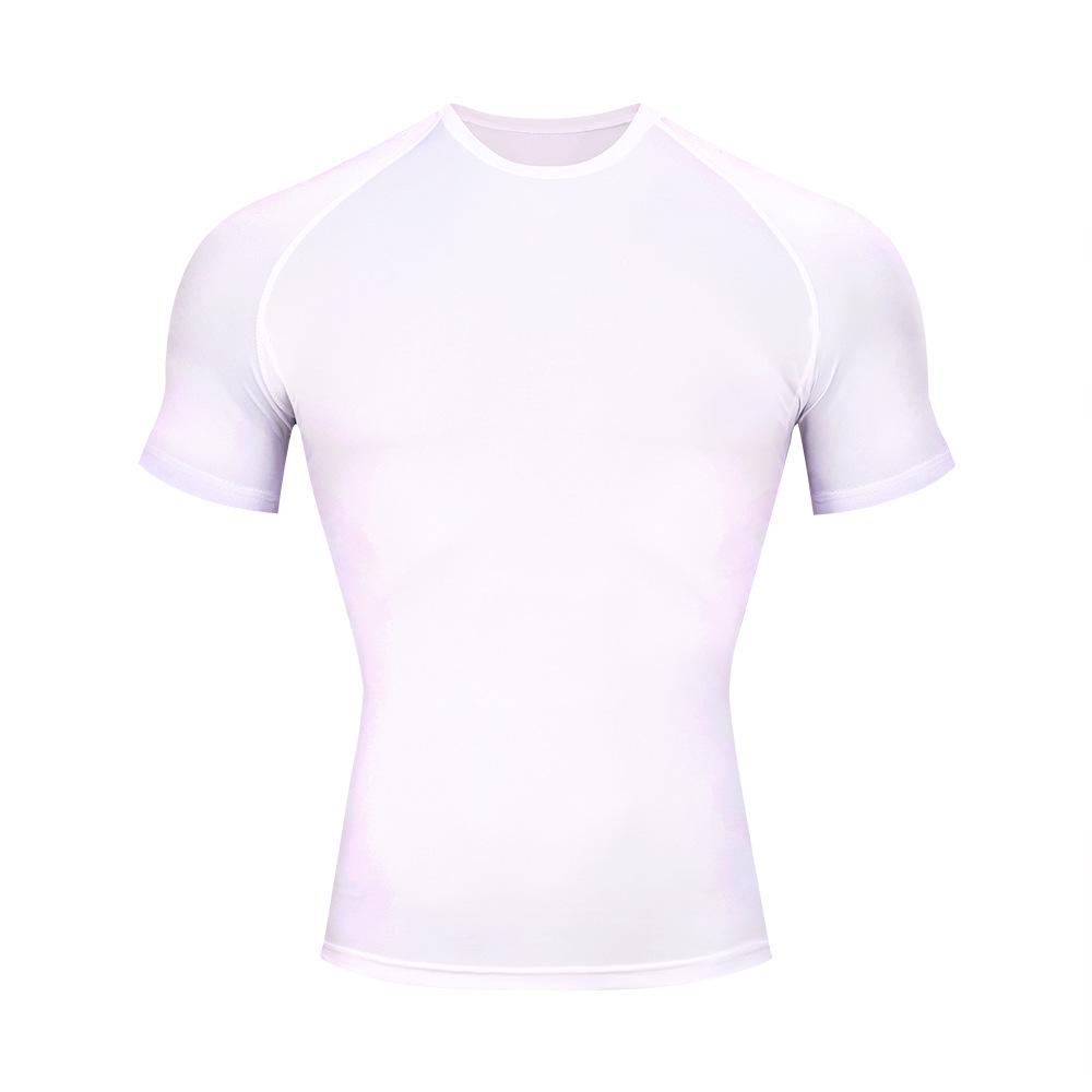

Men s Breathable Fitness Wear: High Elastic Sports Tights & Quick-Drying Short Sleeve Running T-Shirt Double Extra Large