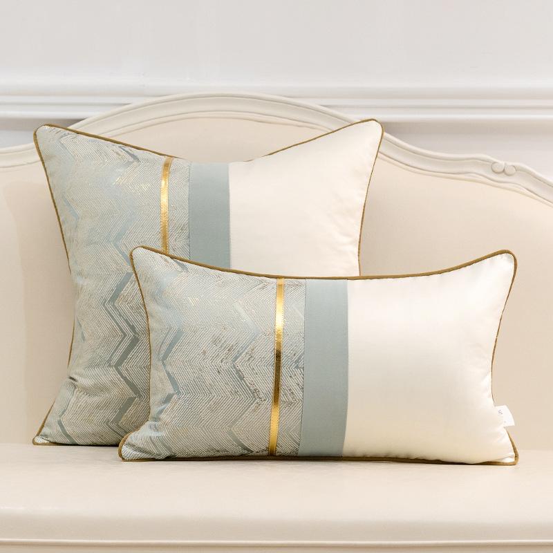 

Лоскутная легкая роскошная наволочка, неосновная подушка, домашняя модель, комната, скандинавский высокоточный диван, креативный