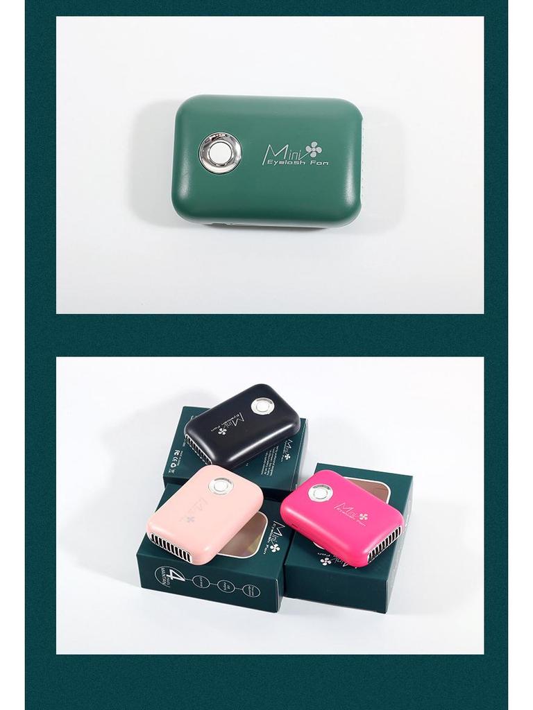 USB Rechargeable Mini Hair Dryer & Fan for Eyelash Extensions